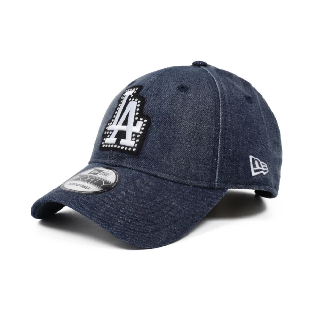 NEW ERA 棒球帽 MLB 藍 銀 940帽型 可調式帽圍 洛杉磯道奇 LAD 牛仔 丹寧 老帽 帽子(NE13957194)