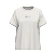 【LEVIS 官方旗艦】女款 素色短袖Tee恤 / 刺繡字體LOGO 人氣新品 A1209-0010