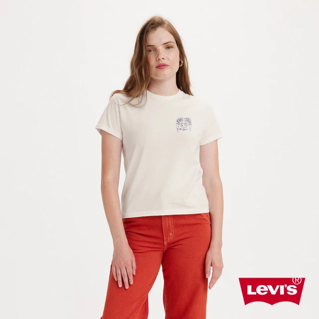LEVIS 女款 短袖Tee恤 / 美式雙面圖案 人氣新品 A2226-0072