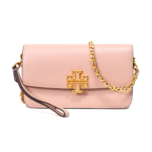 TORY BURCH Britten系列櫻花粉大TB log