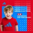 【adidas 愛迪達】adidas E.S.S.Trend兒童運動短袖上衣(童裝 素 T 棉T 中性 透氣 吸汗 防臭 運動)