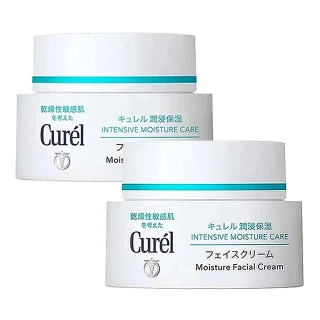 即期品【日本花王Curel】買1送1★潤浸保濕深層乳霜40g 2入組(效期:2024/07/01)