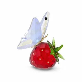 【SWAROVSKI 施華洛世奇】Idyllia蝴蝶與草莓