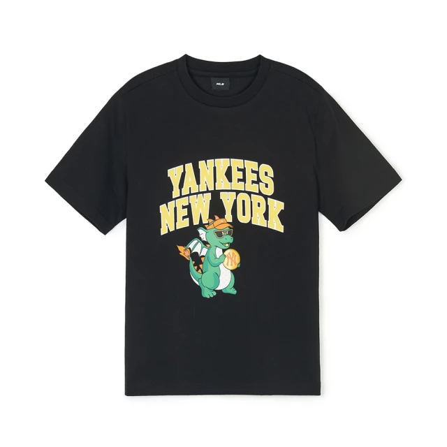 MLB 童裝 短袖T恤 Varsity系列 龍年限定系列 紐約洋基隊(7ATSDN143-50BKS)