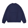 【NIKE 耐吉】長袖上衣 SB 男款 藍 黃 加絨 針織 寬鬆 基本款 滑板 大學T(FN2550-410)