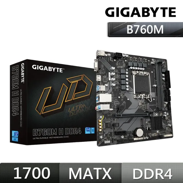 【GIGABYTE技嘉】B760M H DDR4主機板