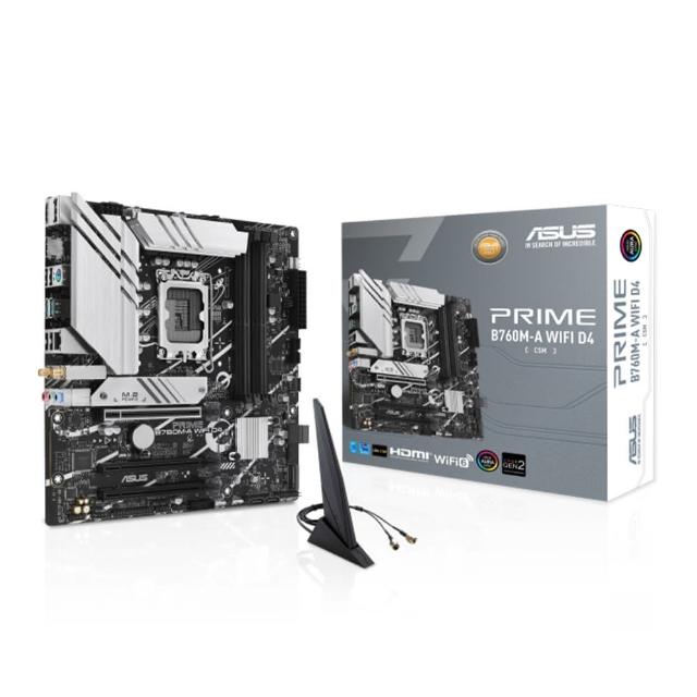 【ASUS 華碩】PRIME B760M-A WIFI DDR4-CSM主機板