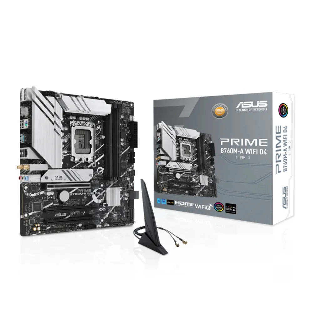 【ASUS 華碩】PRIME B760M-A WIFI D4-CSM 主機板