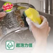 【3M】百利菜瓜布隨手掛架組-爐廚專用海綿菜瓜布(4片裝)