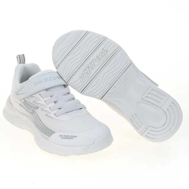 【SKECHERS】男童系列 RAZOR GRIP(405107LWHT)