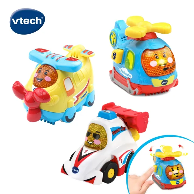 【Vtech】嘟嘟聲光互動小車(多款任選)