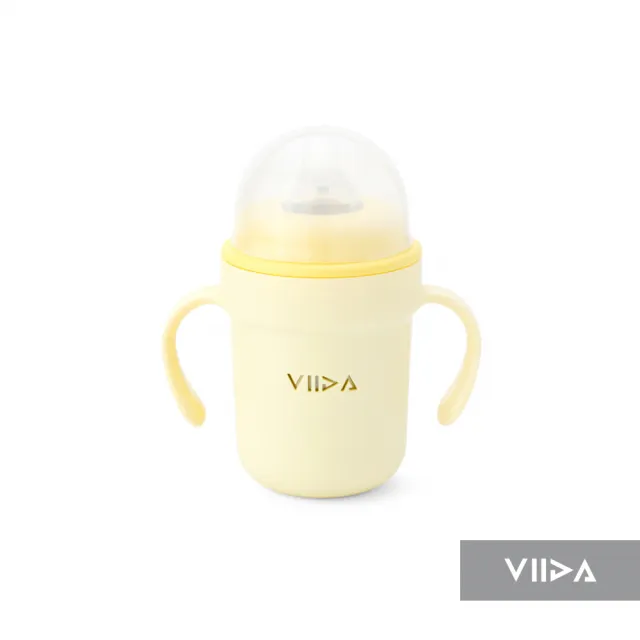【VIIDA】Souffle 鴨嘴型抗菌不鏽鋼學習杯(官方直營)