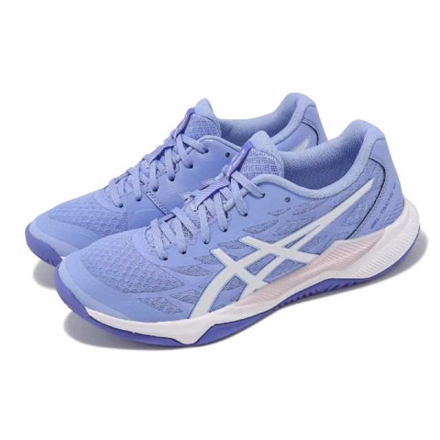 asics 亞瑟士 排球鞋 GEL-Tactic 12 女鞋 紫 白 吸震 回彈 亞瑟膠 室內運動 羽排鞋 亞瑟士(1072A092400)