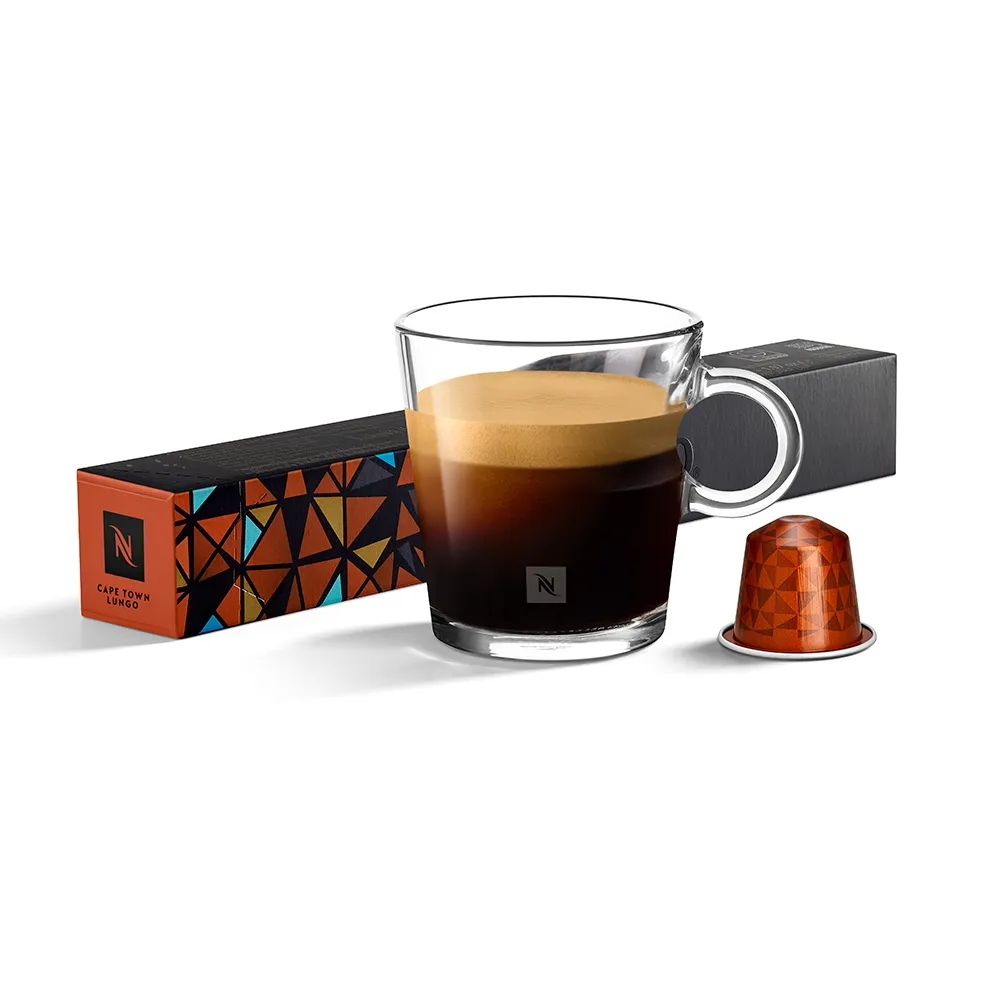 【Nespresso】環遊世界開普敦大杯咖啡膠囊(10顆/條;僅適用於Nespresso膠囊咖啡機)