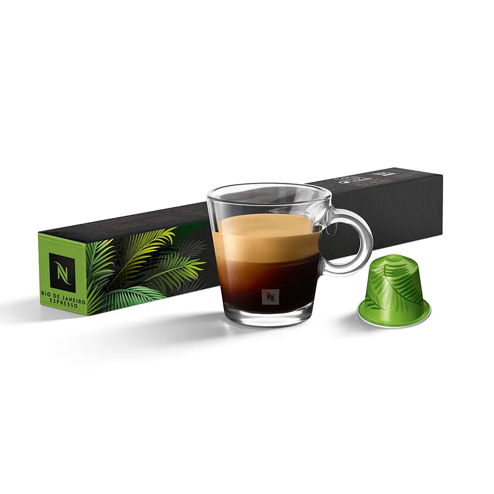 【Nespresso】環遊世界里約熱內盧濃縮咖啡膠囊(10顆/條;僅適用於Nespresso膠囊咖啡機)