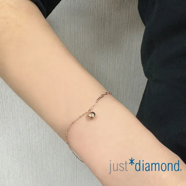 【Just Diamond】炙熱之心 18K玫瑰金手鍊(網路限定)