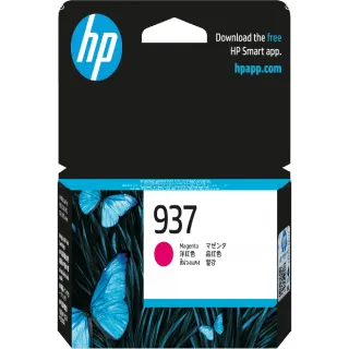 【HP 惠普】官方直營 937 洋紅色墨水匣(4S6W3NA)(OfficeJet Pro 9110/9120/9130/9720/9730)