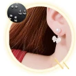 【NANA】娜娜 珍珠水鑽耳釘後掛式耳環 NA020602(耳環)