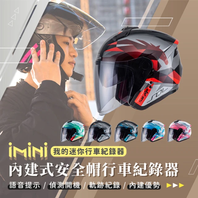 【iMini】iMiniDV X4C SOXP 獨角獸 安全帽 行車記錄器(SO-XP 循環錄影 紅外線 定位 廣角 夜拍清晰)