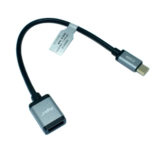 【Fujiei】USB3.1 Type-c公 to USB 3.0 A母高速傳輸線(OTG資料擴充線 鋁殼 15CM)