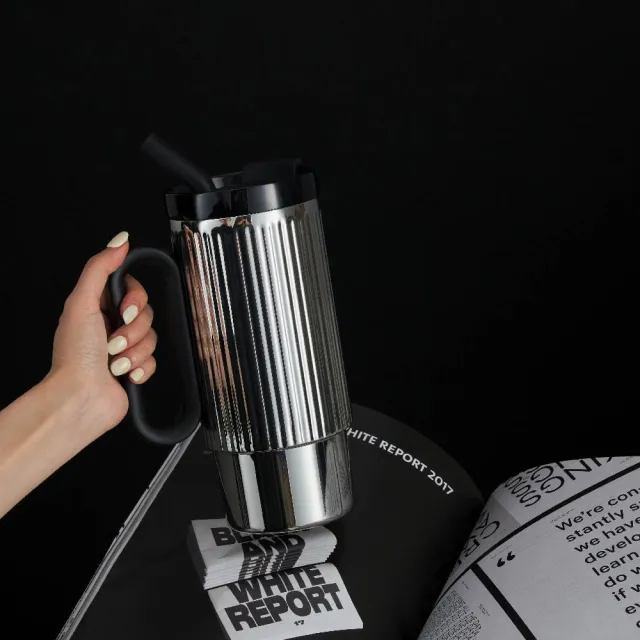 【Holoholo】Rome Cup 保溫吸管隨手杯（1000ml／4色）(吸管杯、冰霸杯、保溫杯、羅馬杯)