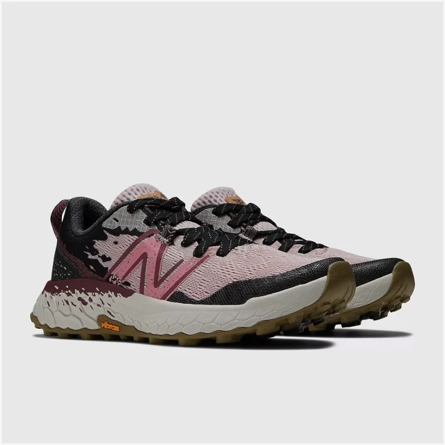 NEW BALANCE Fresh Foam X Hierro V7 D 越野跑鞋 寬楦 女鞋 黑 粉 緩震(WTHIERO7 ∞)