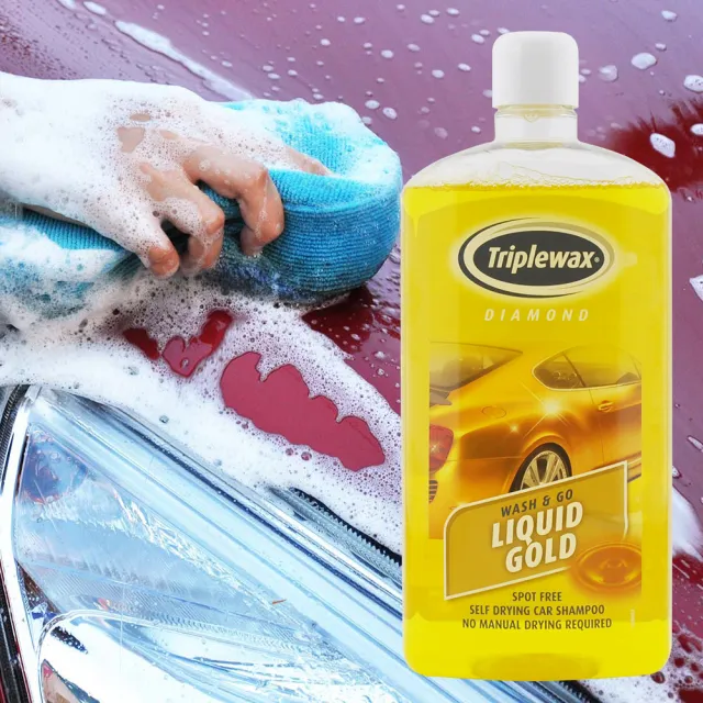 【CarPlan】Tirplewax Liquid Gold 自乾型液態黃金洗車精