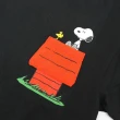 【CONVERSE】X Peanuts Tee 史努比 聯名 黑 短袖 短T 童裝 中童款 小朋友 純棉(CV2222200PS001)