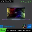 【Razer 雷蛇】★全新福利品★17吋i7 240Hz電競筆電(Blade/i7-12800H/RTX3060/16G/1TB SSD/Win11)