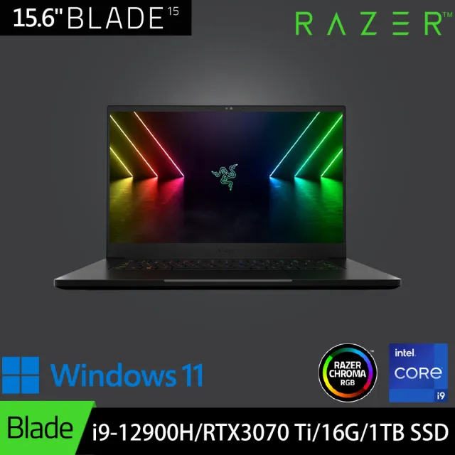 【Razer 雷蛇】★福利品★15吋i9 240Hz電競筆電(Blade Advanced/i9-12900H/RTX3070 Ti/16G/1TB SSD)