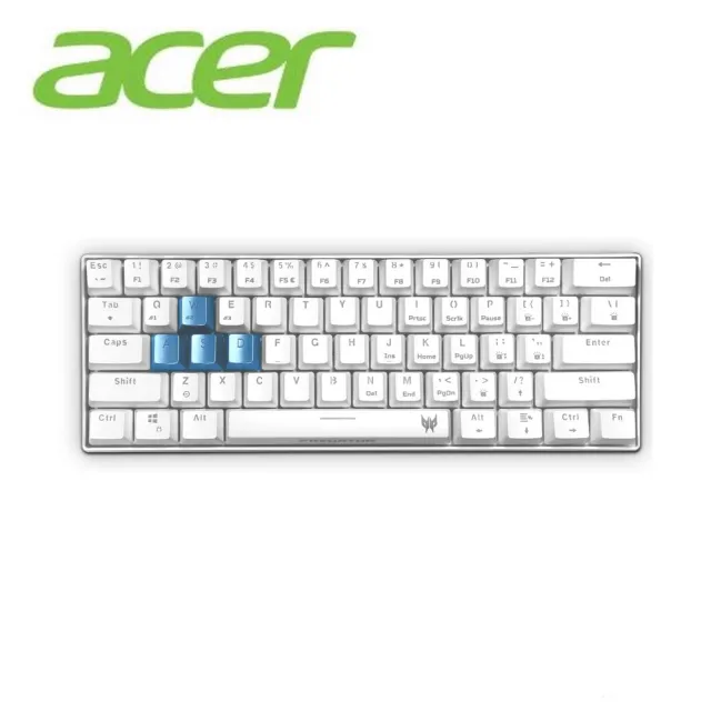 【Acer 宏碁】Predator Aethon 330 TKL 60% 電競機械鍵盤(潮競白)