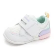 【MOONSTAR 月星】寶寶系列-3E寬楦透氣寶寶學步鞋(白、粉)