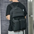 【LEEHER】尼龍後背包/復古包包/黑色包包/後背包/14吋筆電包/尼龍電腦包/大學生後背包/韓國後背包