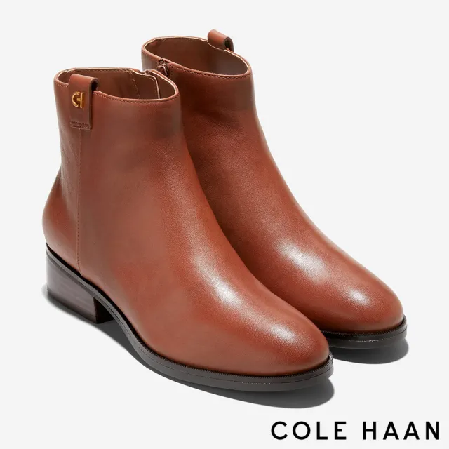 Cole Haan】LEIGH BOOTIE 經典短靴女靴(經典棕-W29283) - momo購物網