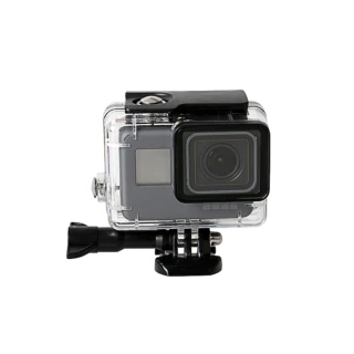 【嚴選】GoPro HERO5/6/7 免拆鏡頭防塵45米透明防水殼