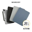 【MAGEASY】iPad Pro 12.9吋 FACET 全方位支架透明背蓋保護套(通用2024 Air 13)