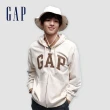 【GAP】男女同款 Logo連帽外套 碳素軟磨法式圈織系列-多色可選(892182)