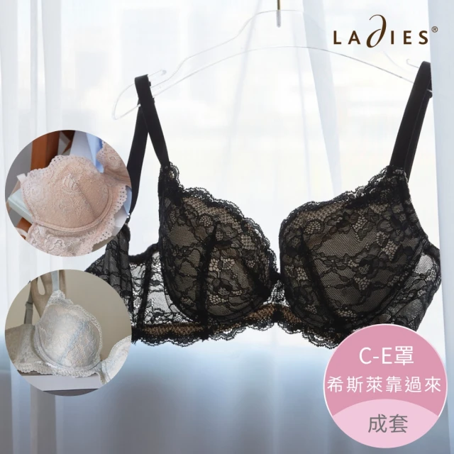 【Ladies 蕾黛絲】成套/希斯萊靠過來 集中穩定C-E罩杯內衣(多款選)