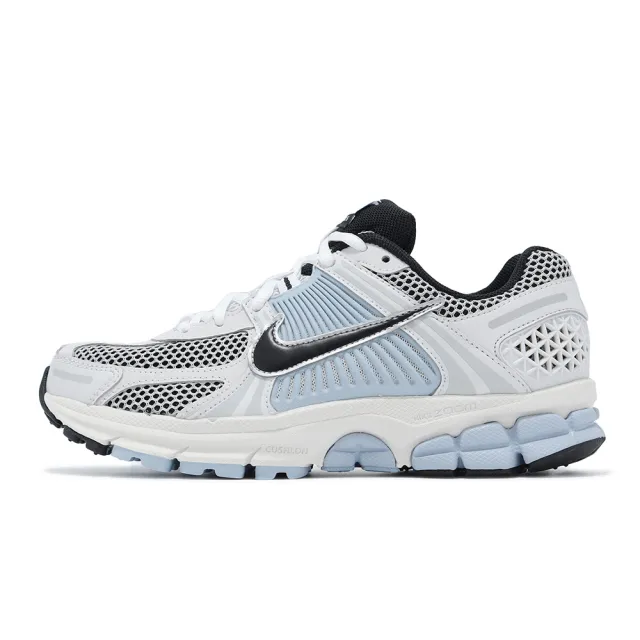 【NIKE 耐吉】休閒鞋 Wmns Zoom Vomero 5 女鞋 男鞋 灰 藍 吸震 網眼 拼接鞋面 復刻 運動鞋(FQ7079-001)