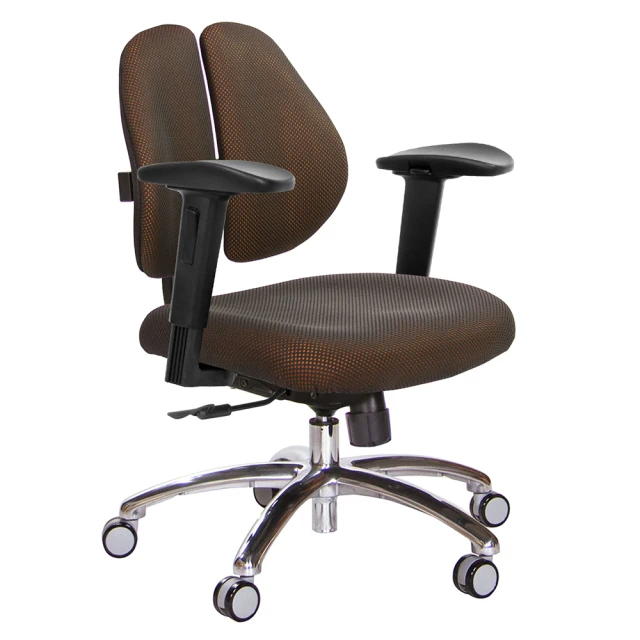 GXG 吉加吉 低雙背 電腦椅 鋁腳/2D滑面升降扶手(TW-2603 LU2J)
