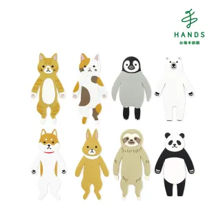 【台隆手創館】黏貼式掛勾收納動物好朋友(柴犬/白熊/樹懶/三毛貓/虎斑貓/貓熊/企鵝/兔子)