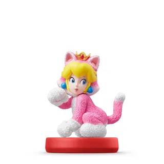 【Nintendo 任天堂】Switch amiibo 公仔 貓咪碧姬公主(超級瑪利歐3D世界＋狂怒世界)