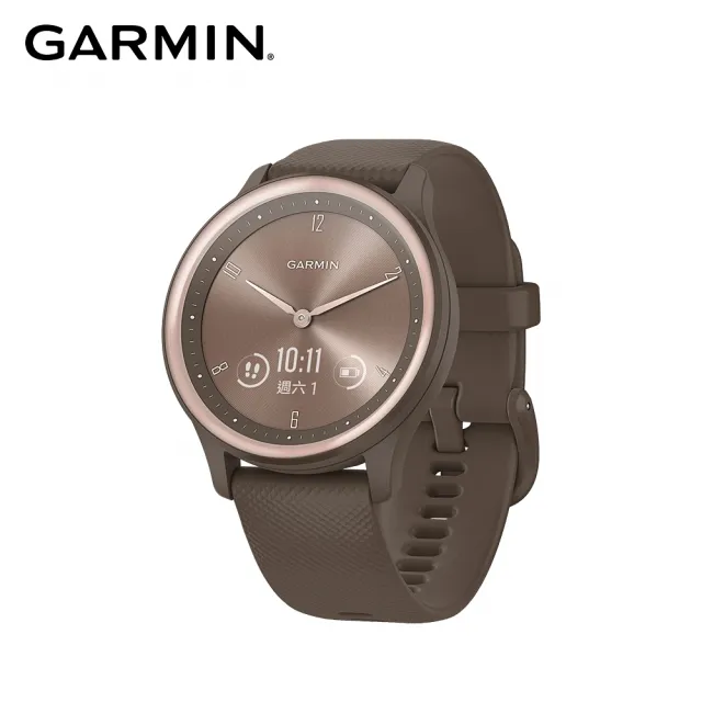 【GARMIN】vivomove Sport 指針智慧腕錶