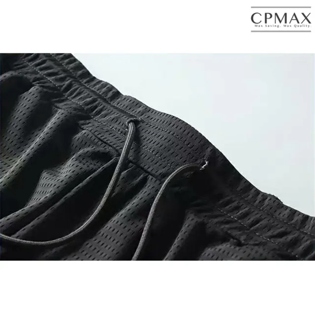 【CPMAX】冰絲網眼透氣大尺碼運動短褲(涼感短褲 慢跑褲 休閒短褲 拉鍊短褲 大尺碼 K78)