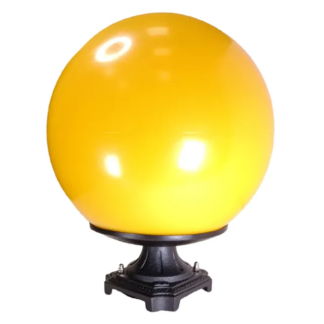 【彩渝】300MM PE 門柱燈(圓球 戶外球形柱頭燈 球型燈罩 庭園燈 可搭配LED)