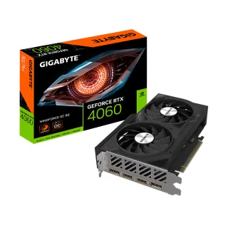 【GIGABYTE 技嘉】RTX4060 WINDFORCE OC 8G 顯示卡+海盜船 RM550X 80Plus 金牌 電源供應器