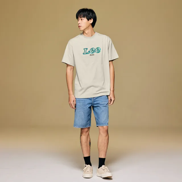 【Lee】男裝 短袖T恤 / 胸前立體LOGO 共2色 季節性版型(LB402018169 / LB402018179)
