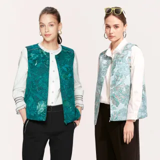 【KERAIA 克萊亞】靜謐魔幻森林大氣外搭背心(兩色)