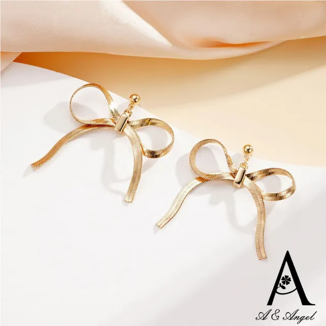 【ANGEL】優雅長流蘇蝴蝶簡約耳環(2色尺寸可選)