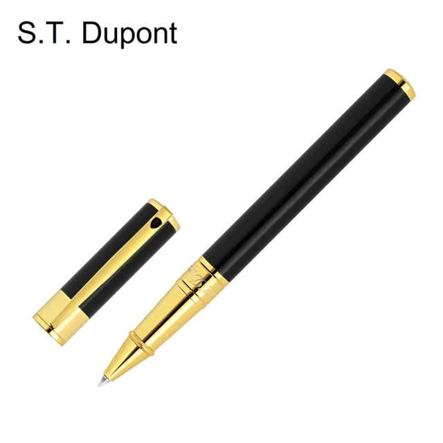 S.T.Dupont 都彭 D-Initial系列黑桿金夾鋼